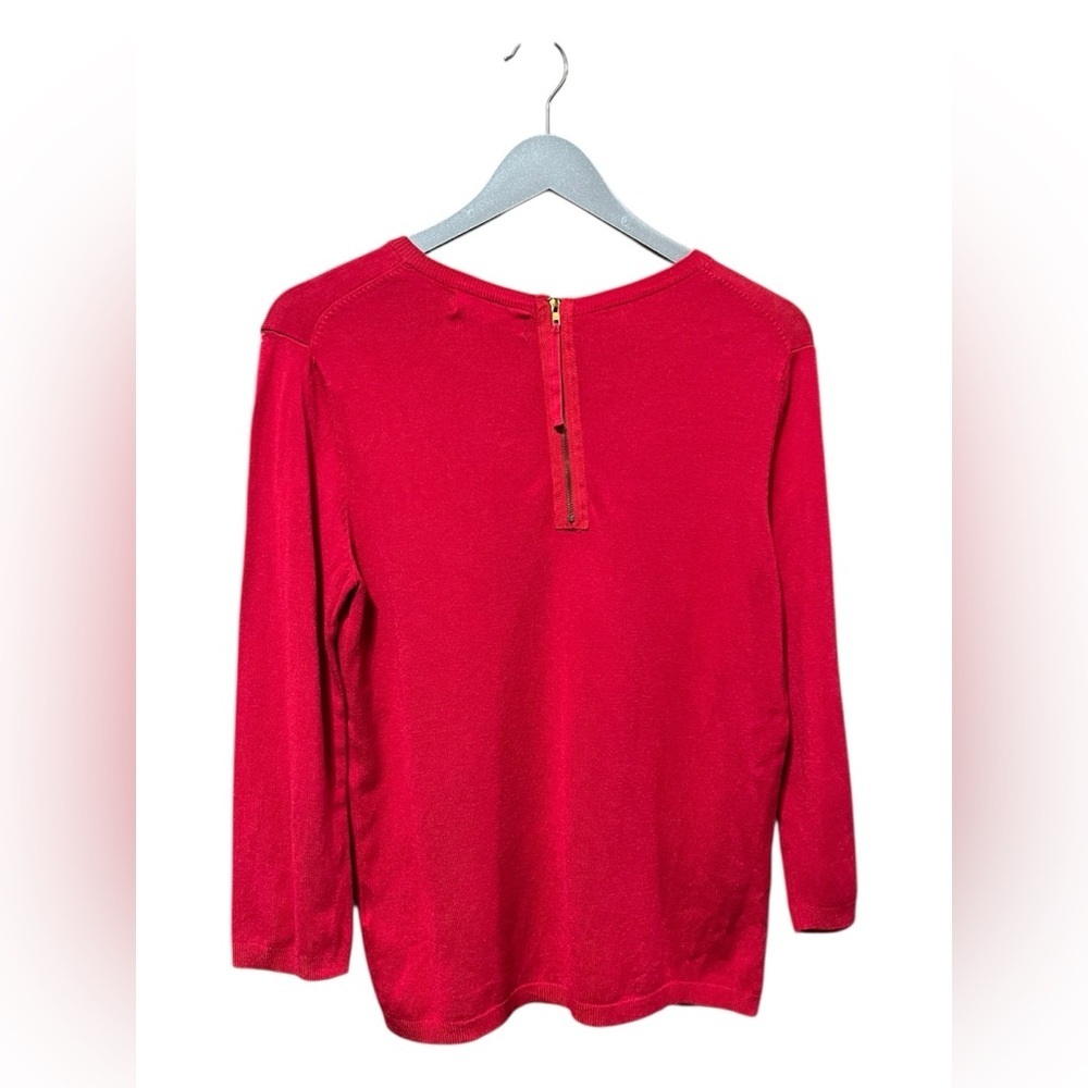 Philosophy Red Knit Sweater – Medium - Picture 3 of 5